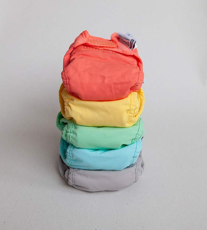 Close Pop-in Stoffwindel, Neugeborene, Pastels