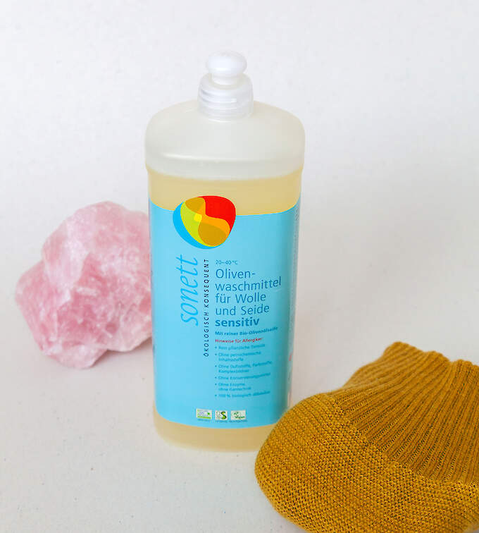 Sonett Olivenwaschmittel für Wolle & Seide sensitiv