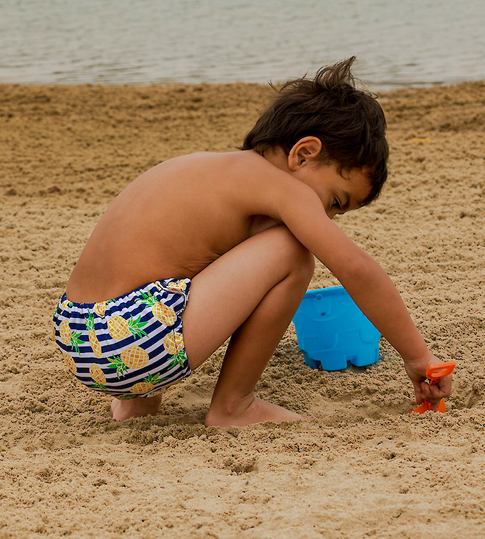 Smart Bottoms mitwachsende Schwimmwindel
