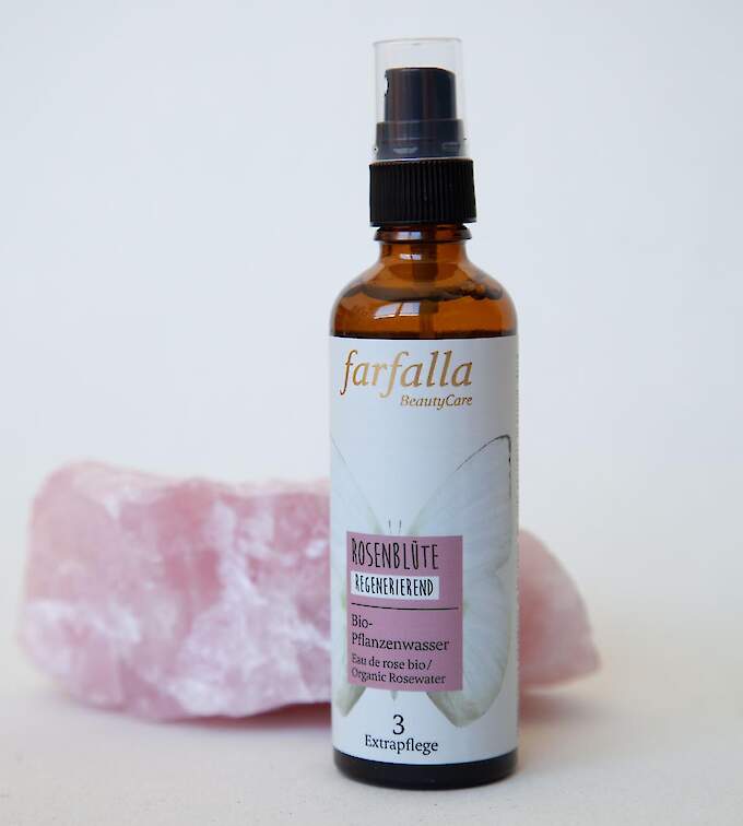 Farfalla Bio-Pflanzenwasser, Rosenblüte