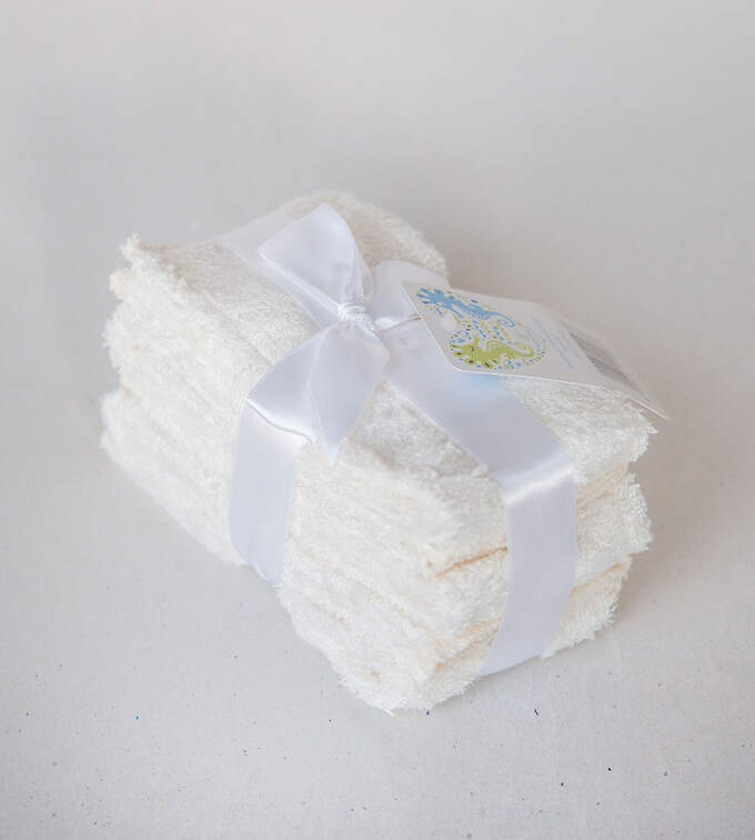 Blümchen Bambus Frottee Prefold 5er Set