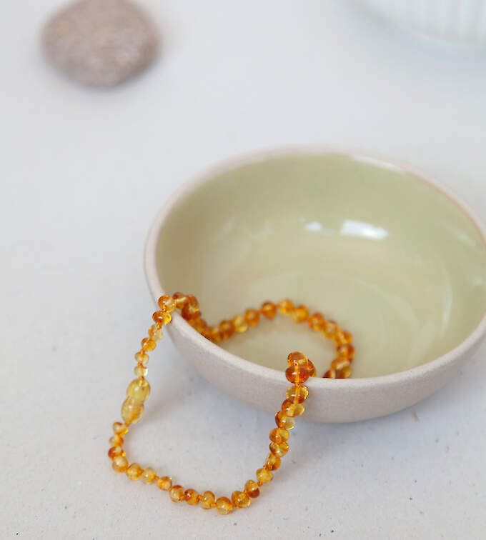 Amberos Natur-Bernstein Babykette
