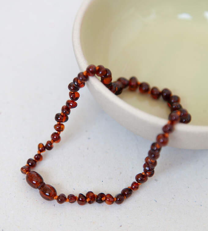 Amberos Natur-Bernstein Babykette