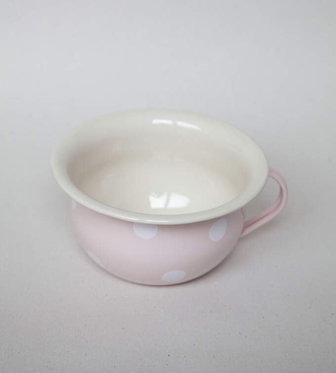 Münder Email Töpfchen/ Abhaltetöpfchen