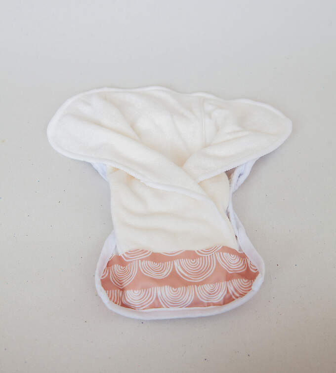 Eco Mini Newborn Prefold Bambus
