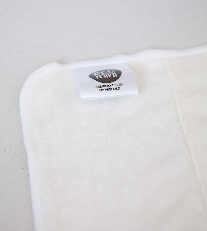 Eco Mini Newborn Prefold Bambus