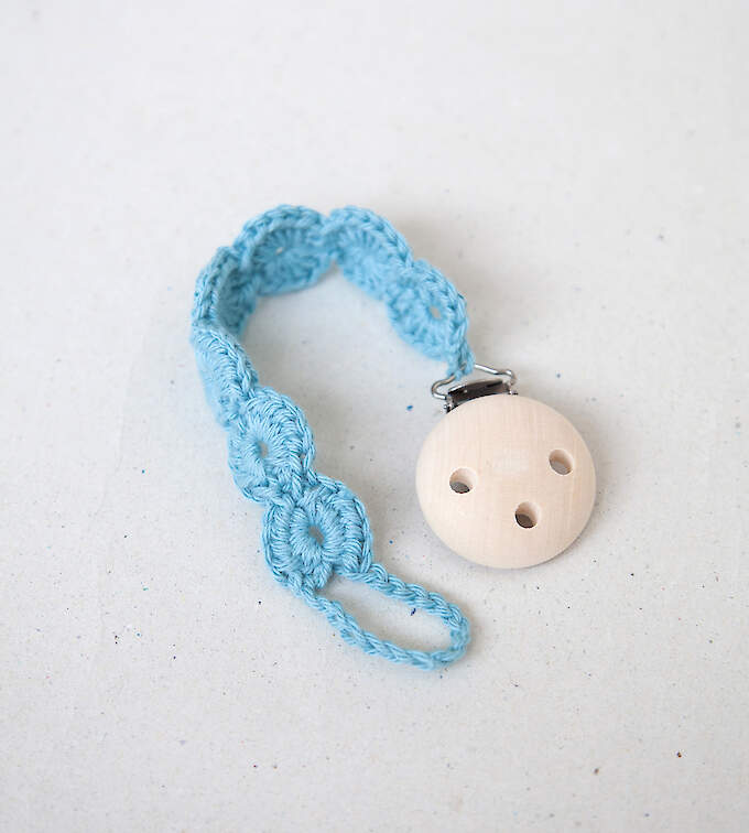 Nuggiketten gehäkelt