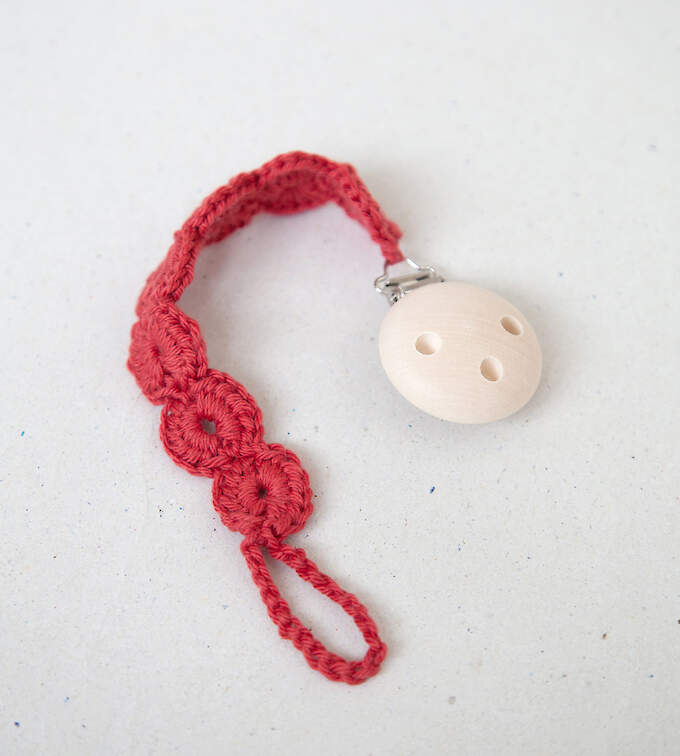 Nuggiketten gehäkelt