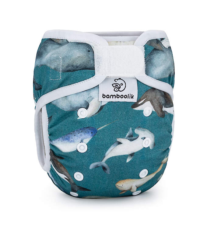 Bamboolik Nachtwindel mit Stay-Dry und Einlage