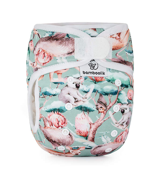 Bamboolik Nachtwindel mit Stay-Dry und Einlage