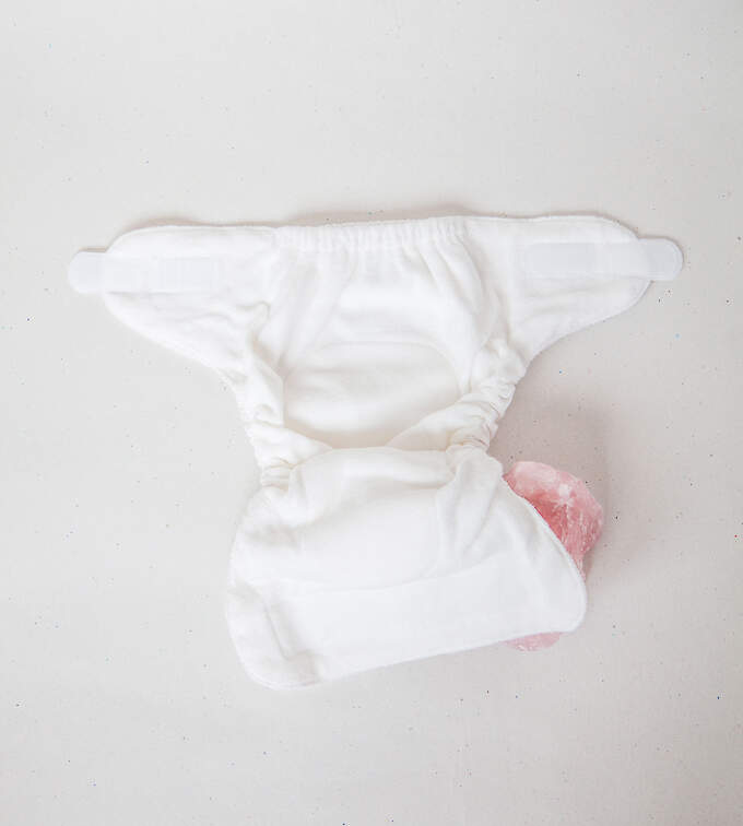 Blümchen Kuschel-Höschenwindel Slim fit Onesize