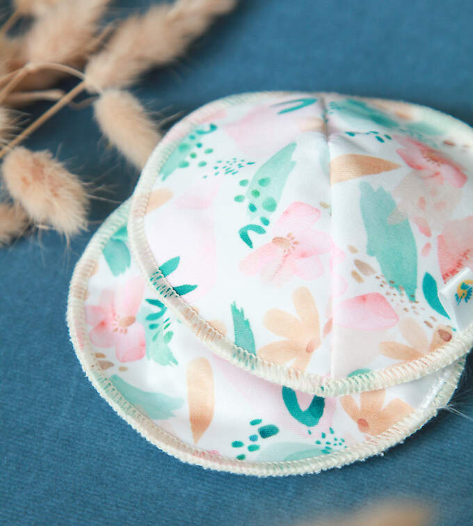 Doodush waschbare Stilleinlagen geformt