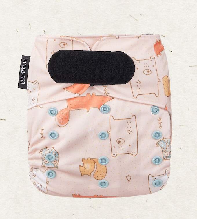 Eco Mini COOLMAX Pocketwindel Onesize Klett