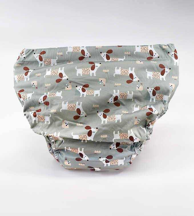 Blümchen Inkontinenzhose Stay Dry mit Klett