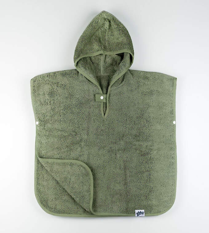 XKKO Badeponchos aus Bio-Baumwollfrottee