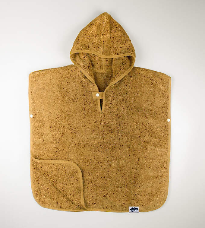 XKKO Badeponchos aus Bio-Baumwollfrottee