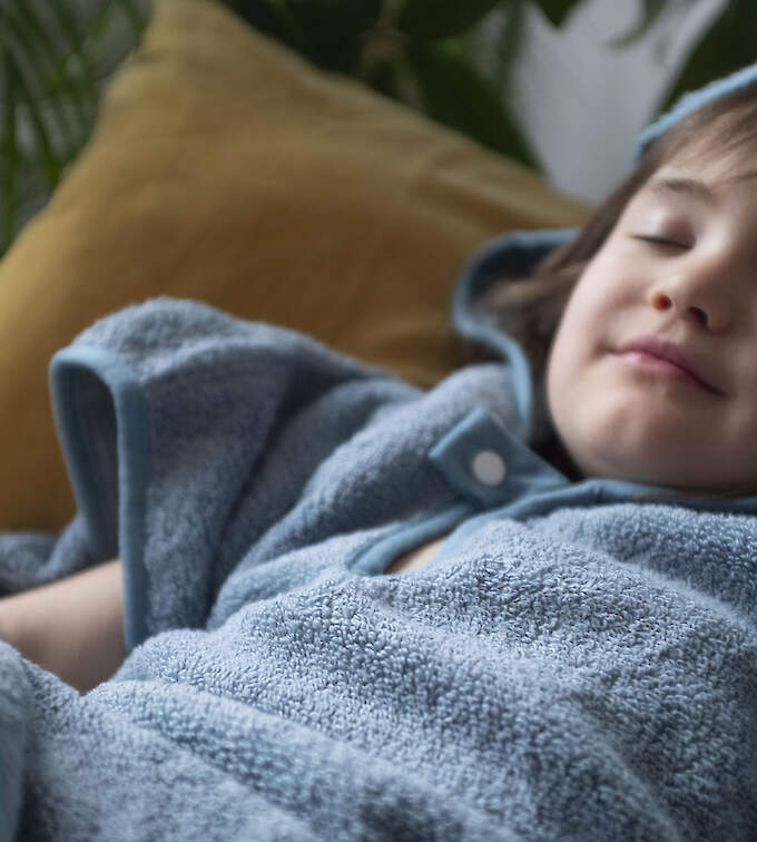 XKKO Badeponchos aus Bio-Baumwollfrottee