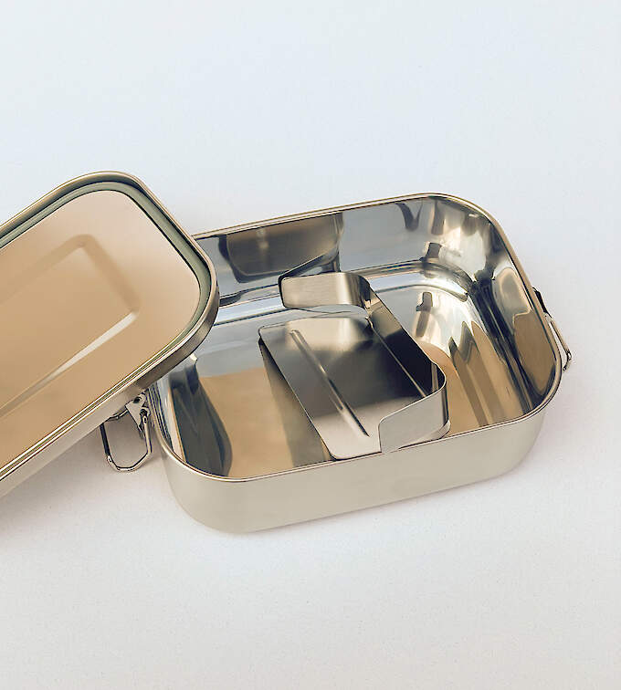 Redecker Znüni-Box aus Edelstahl