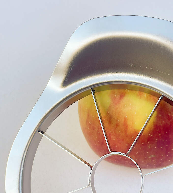 Redecker Apfelteiler aus Edelstahl