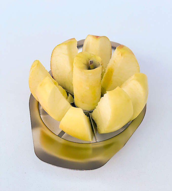 Redecker Apfelteiler aus Edelstahl