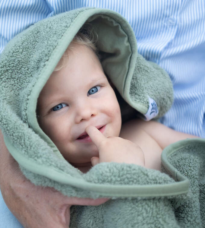 XKKO Kinder Badetuch Bio-Baumwollfrottee