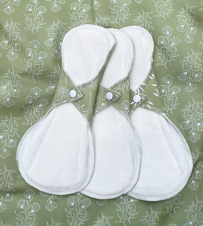 Blümchen Stoffbinden - 3er Set