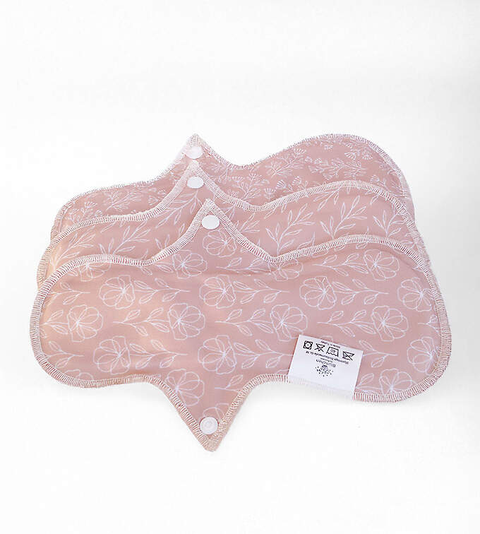 Blümchen Stoffbinden - 3er Set