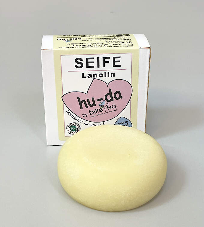 Hu-Da BIO Lanolin-Seife Mandarine-Lavendel